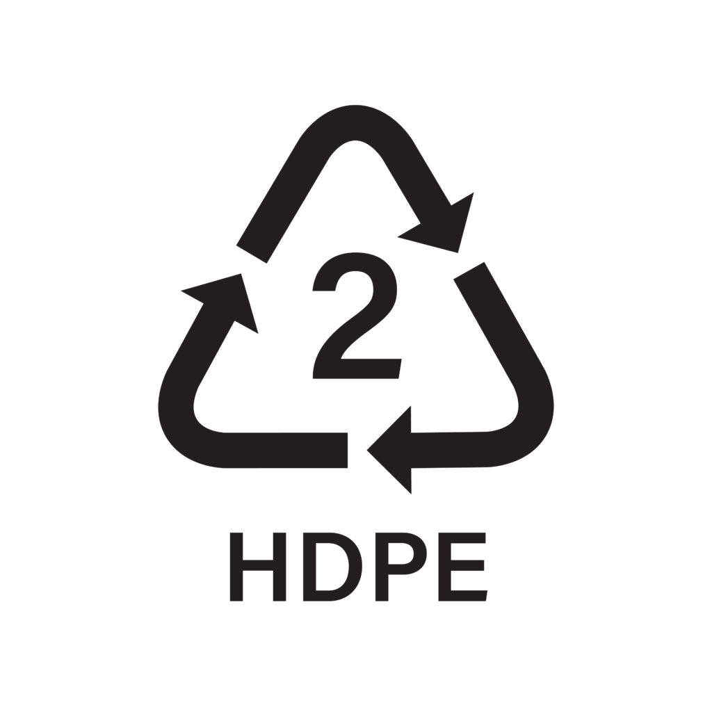 HDPE Recycling symbol