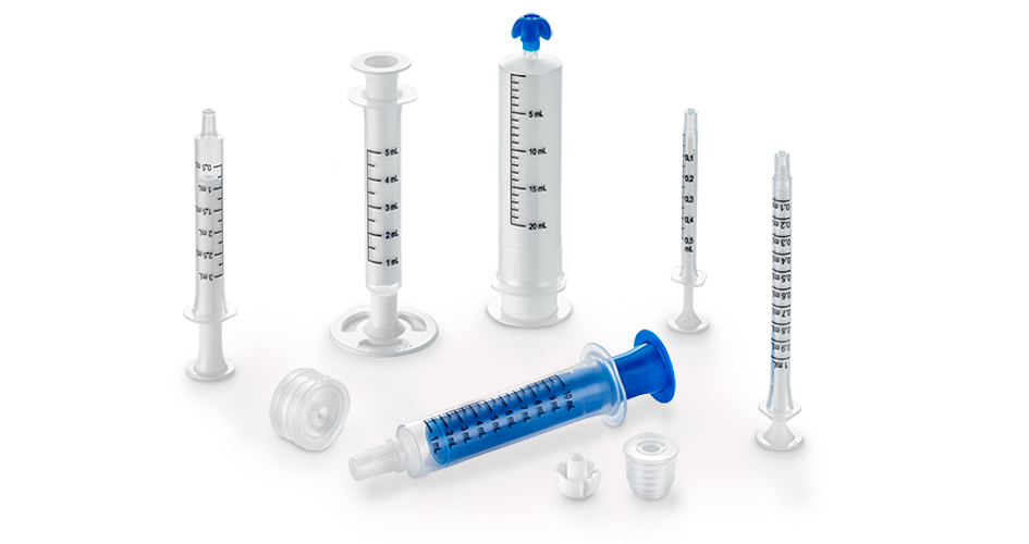Liquid Bottles with Caps, Dosing Syringes & Adapters
